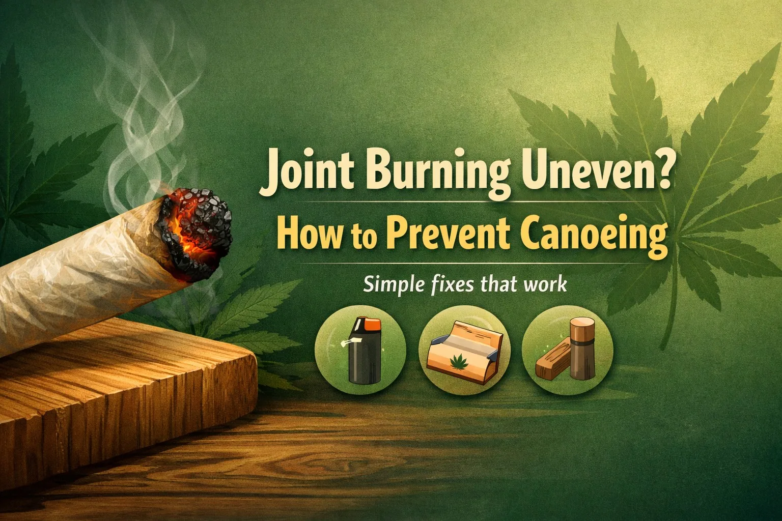 what to use instead of tobacco in joints Joint Burning Uneven? How to Prevent Canoeing (Simple Fixes That Work)